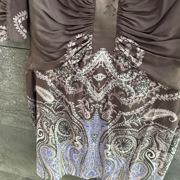 Etro Silk Dress size 46 made in Italy - Picture 9 of 13